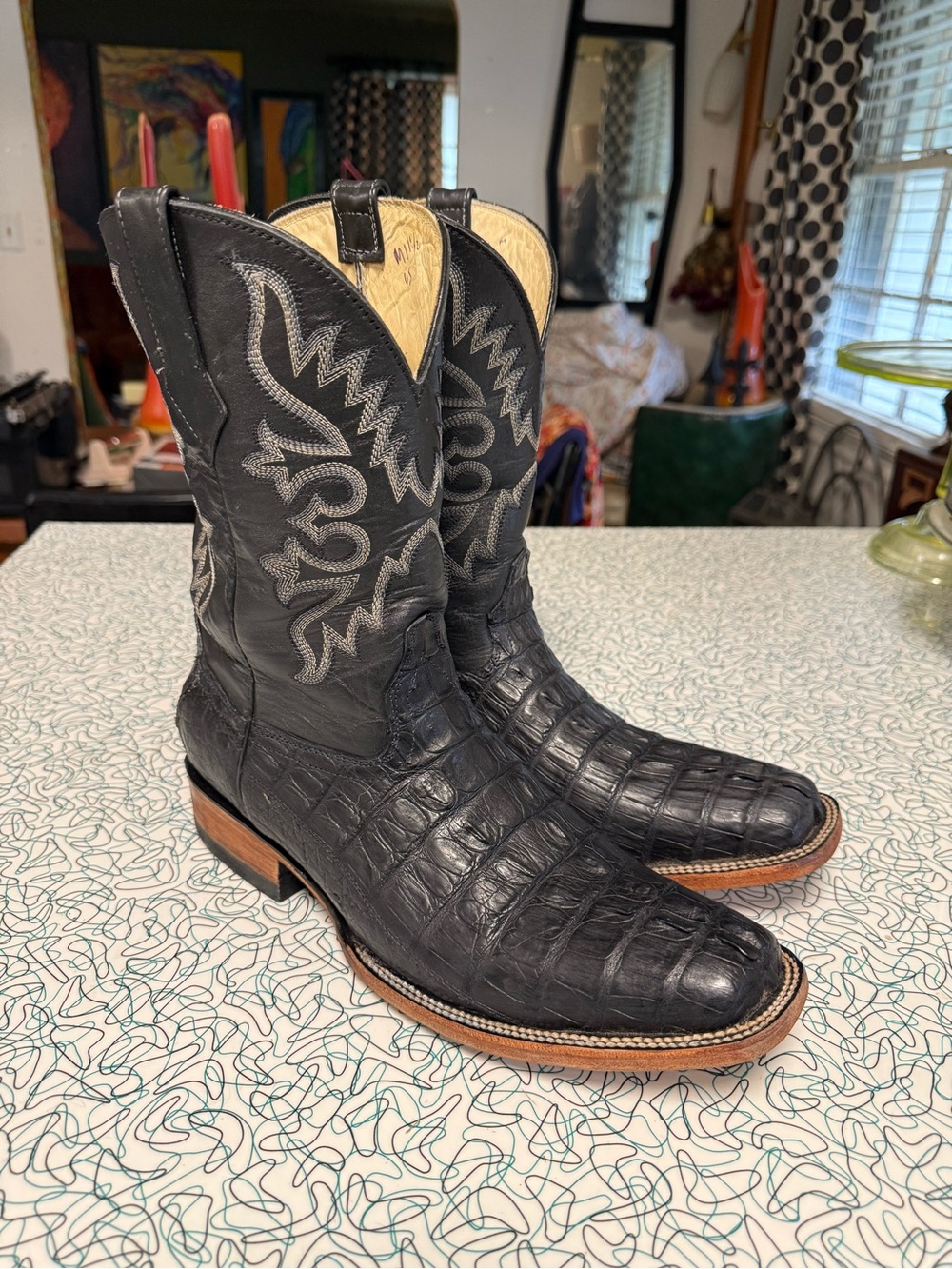 Genuine Caiman Boots Custom Made